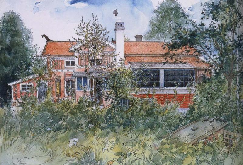 Carl Larsson Cottages china oil painting image